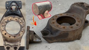 How Broken REJECTED Brake Shoe BRACKET Repaired By Mechanic in Harsh Conditions SANS Fancy Tools | NexaMech Media