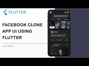 Facebook Clone App UI - Flutter Speed Coding