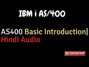 AS400 Basic Introduction