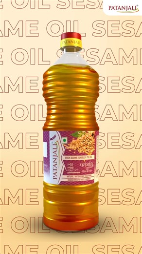 Patanjali Sesame Oils - Multiple benefits for the whole body in one bottle. Place your order by downloading the Order Me App or on the official Patanjali website: www.patanjaliayurved.net #Patanjali #MustardOil #CookingOil #ColdPressedOil #PatanjaliKachiGhaniMustardOil | Patanjali Kachi Ghani Mustard Oil