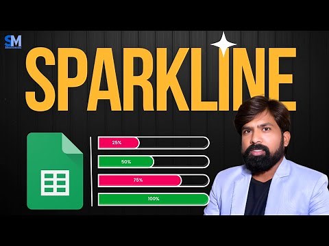 How to Use SPARKLINE in Google Sheets | Mini Charts Tutorial