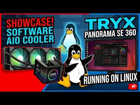 TRYX Panorama SE 360 ARGB – Software Control on Linux | Full Showcase