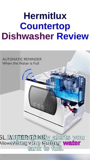 Meet Hermitlux The Ultimate Countertop Dishwasher Solution.
