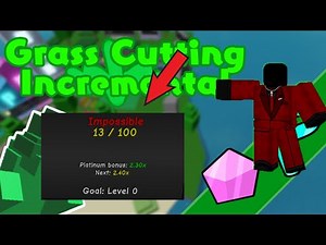 How to do the Impossible Accomplishment - Grass Cutting Incremental ROBLOX