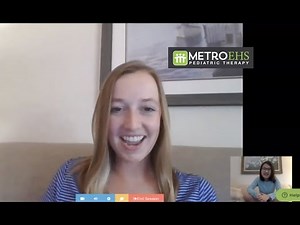 Teletherapy Session Example | Speech, Occupational & ABA Therapy | MetroEHS Pediatric Therapy