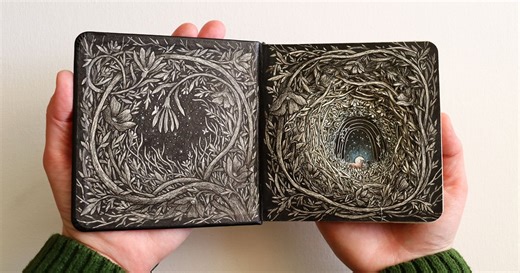 Artist Transforms Discarded Books Headed for the Landfill Into Enchanting Portals