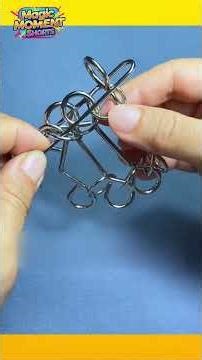 Ancient Chinese 9-Link Ring Puzzle: Remove the Metal Bar or FAIL Forever! 😱