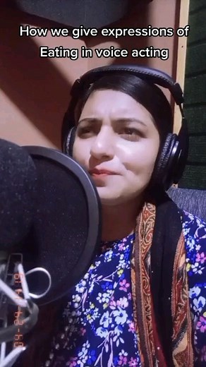 208K views · 28 reactions | Dubbing is the game of giving expressions on mic and it's not easy because I'm not eating but I have to maintain the situation of scene what ever it is. You guys can ask me about more expressions  #voiceactor #voiceover #reels #explore #instagram #insta #vobykanzuleman #voartistkanzuleman #voiceofdora #voiceofosman #actor | The Voice Factory | Facebook