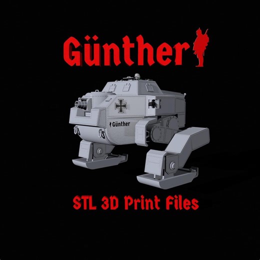 STL 3D Print Files for 3D Printing a Mk 1 "sturmwagen" Steampunk WW1 Tank Model. STL and Pre Supported LYS Files to Download & 3D Print - Etsy