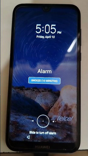 Huawei Y5 2019 Alarm has Battery Empty!