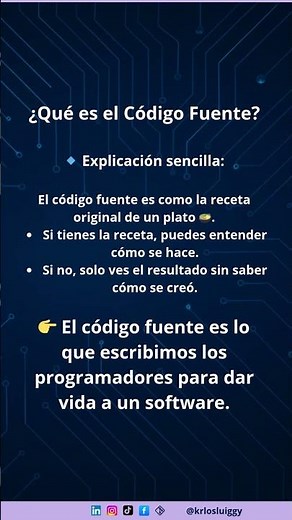 ¿Qué es el Código Fuente?