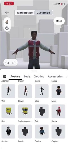 All my stranger things skins in Roblox