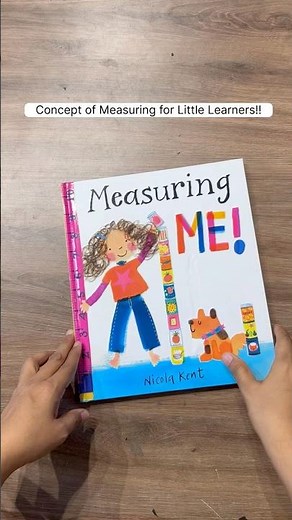 Concept of Measuring made Hands on!! #books #booktok #kidsbooks