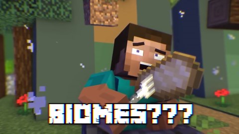 Minecraft but you can Eat Biomes