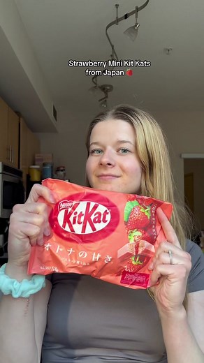Delicious Strawberry Mini Kit Kats from Japan