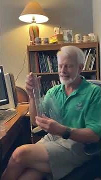 Measuring rainfall with Mark Breen, senior meteorologist at the Fairbanks Museum.