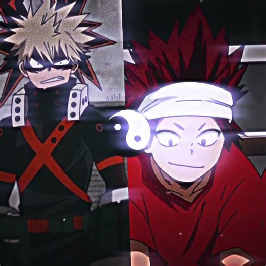 Katsuki Bakugo and Eijiro Kirishima