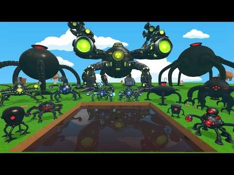 I Playing As ALL Omnidroid Robots Army in Chocolate Pool | Garry’s Mod Gameplay