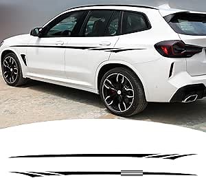 63''x11'' Racing Body Stripes Stickers,Cars Hood Vinyl Decals,Car Pattern Sticker (Pink)