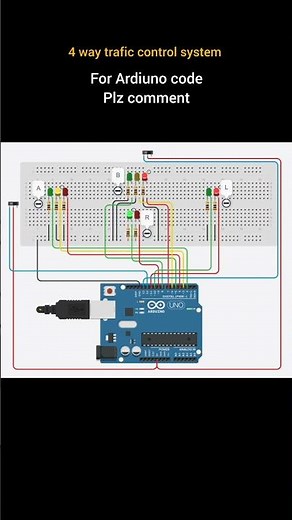 4 way traffic control system #shorts
