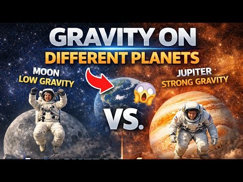 🌍 What if you tried to jump on different planets?