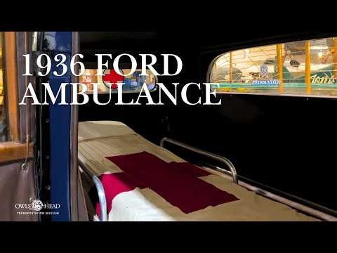 1936 Ford Converted Into An Ambulance