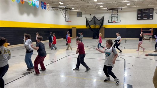 This week in PE elementary students are focusing on rhythm. ￼Each grade level is learning a dance routine. See if they can share it with you at home. | The Van-Far School District