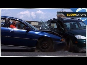 Test Dummy Car Crash In SLOW MOTION (10,000fps)!