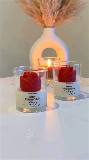 Love you candle #candlemaking #candles #niimbotb21 #process #diy | Candle