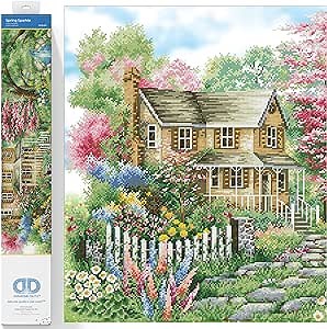 DIAMOND DOTZ Spring Sparkle Diamond Painting Kits for Adults - Diamond Art Kits a Relaxing Creative Craft Kit with Dotz Gems 35.4x24