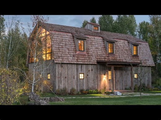 Old hay barn converted to a modern guest house - amazing pictures!
