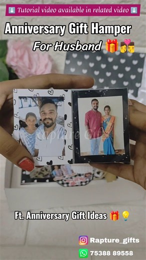 Best Anniversary Gifts For Husband🎁| Anniversary Gift For Him | Wedding Anniversary Gift Tutorial