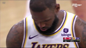 LeBron James' second free throw is good from the line and the Lakers get the narrow win! 😅 | Sportsnet