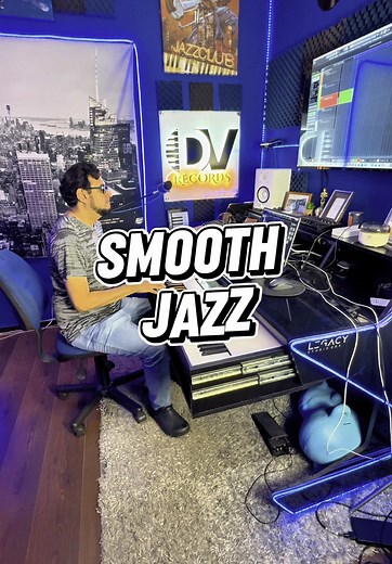 Smooth Jazz Piano and Guitar Performance in Studio