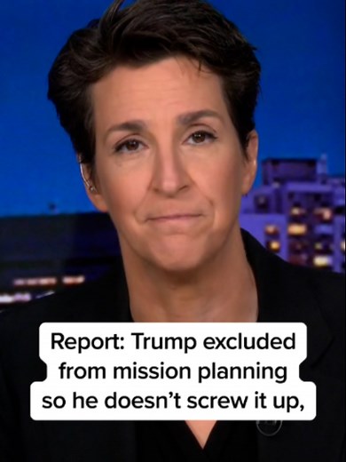 Rachel Maddow: Trump's Inept Iran War vs. US Casualties