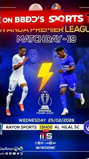 (FT) Rayon Sports🟥 1️⃣:1️⃣ Al-Hilal