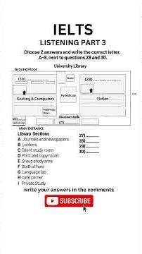 IELTS Listening Practice Test 2026 - Section 3 #ieltsexam #ieltslistening #learnenglish