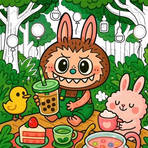 color fan: picnic celebration