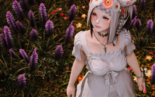 【FF14】敏菲利亚新时装猫猫试穿