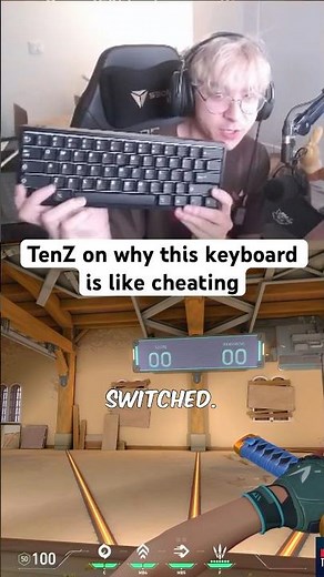 why this keyboard gives a competitive advantage by TenZ