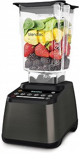 Blendtec Designer 725 Hochleistungsmixer/Blender, 2.66 L, 1800 W, Dunkelgrau Metallic