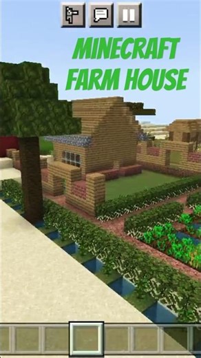 minecraft farm house #shorts #viral #trending #gametrendingshorts #minecraft