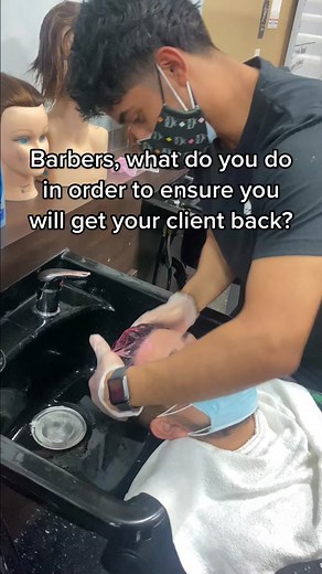 What are some strategies you use to have your client back on your chair? #selftaughtbarber #labarber #selfmadebarber #barber #barberlife #barberstyle #menshaircut #fade #taper #barbertips #barbershop
