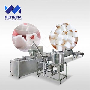 [Hot Item] China Automatic Mini Lump Jaggery Make Molding Equipment Coffee Cube Sugar Process Machine for Sale