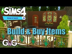 The Sims 4 Realm of Magic- Build and Buy Items Overview