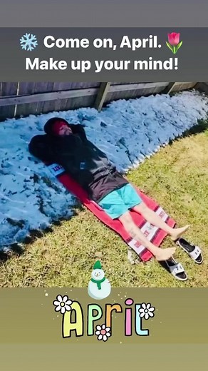 What is up with the weather? #april #weather #spring #funny | Old Cow