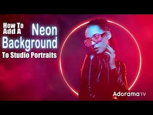 How to Create Neon Background Effects in Your Studio Portraits