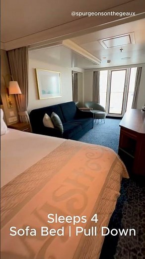 🌊 Disney Wish Cabin 11026 Deluxe Oceanview Stateroom Tour | Sleeps 4