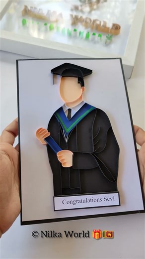 Quilling Graduation Card for Him 🎓🧑‍🎓 | Handmade Greeting Cards #nilkaworld #graduationcard