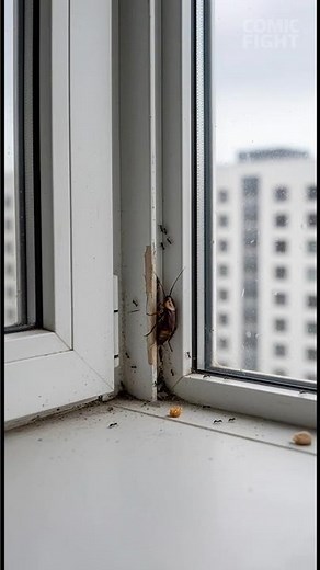 Ant vs Cockroach #insects #bug